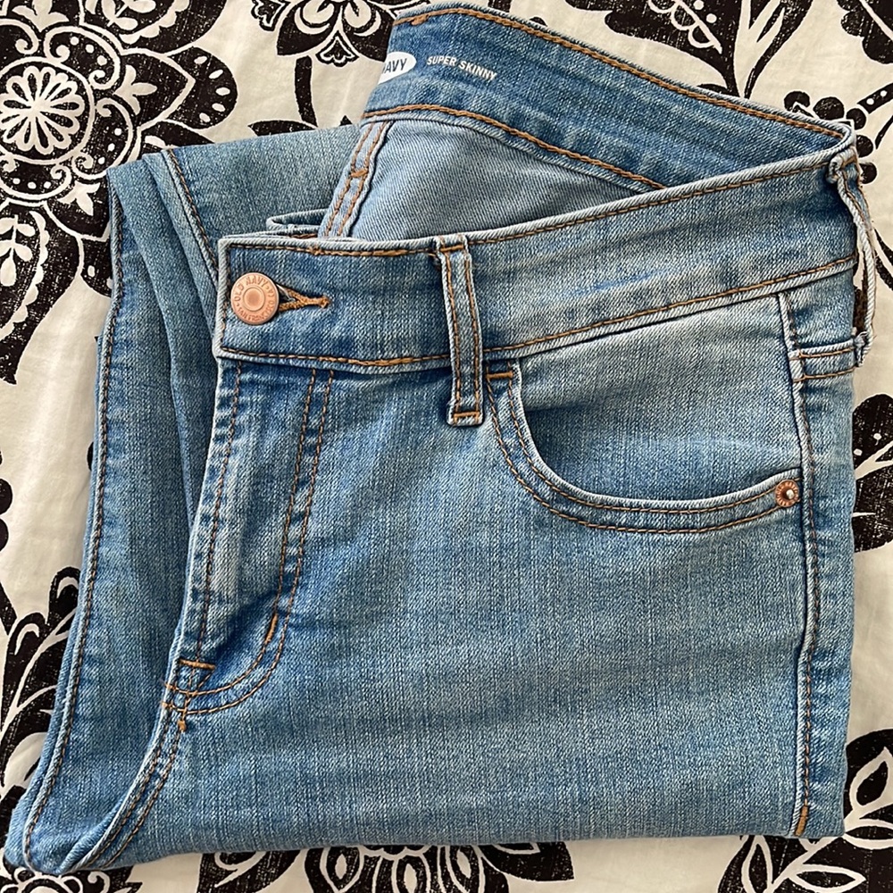 Jean light blue Super Skinny Old Navy 4